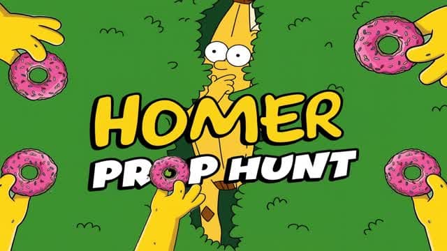 HOMER PROP HUNT 🍩 — Fortnite Creative map cover art