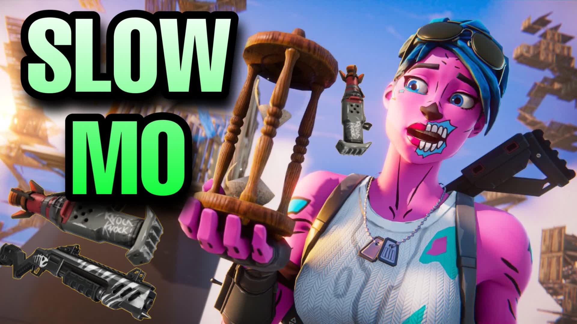 SLOW MO - FFA / 1v1 ⭐ — Fortnite Creative map
