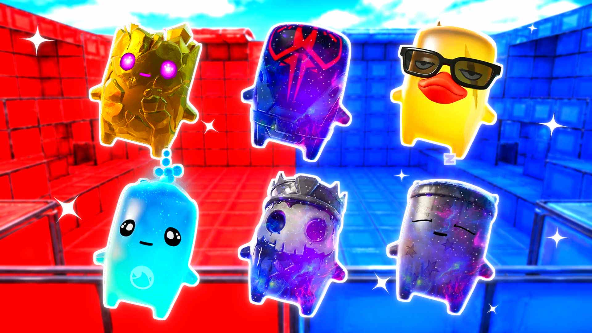 RED VS BLUE CALIBER METHOD π΄π΅ β Fortnite Creative map