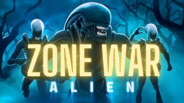 xenomorph zone war — Fortnite Creative map cover art