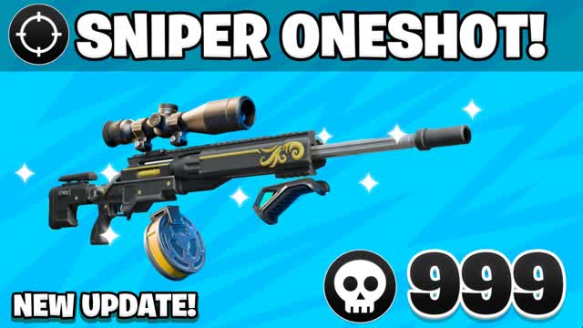 CRAZY SNIPER ONE SHOT💥 — Fortnite Creative map cover art
