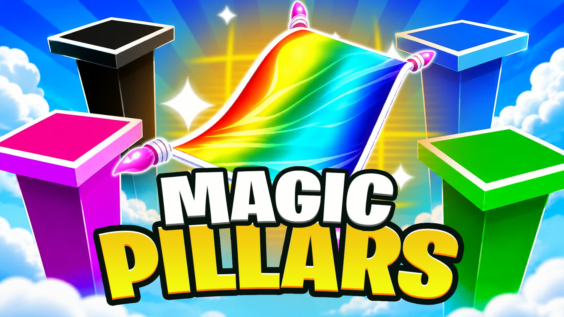 MAGIC PILLARS ⭐ (FFA) — Fortnite Creative map