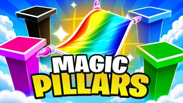 MAGIC PILLARS ⭐ (FFA) — Fortnite Creative map cover art