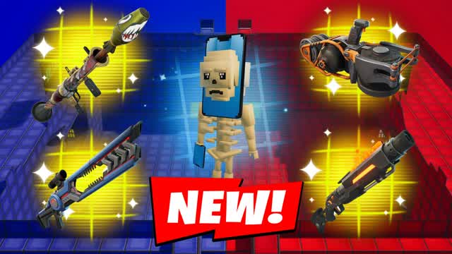 CRAZY RVB RED VS BLUE — Fortnite Creative map