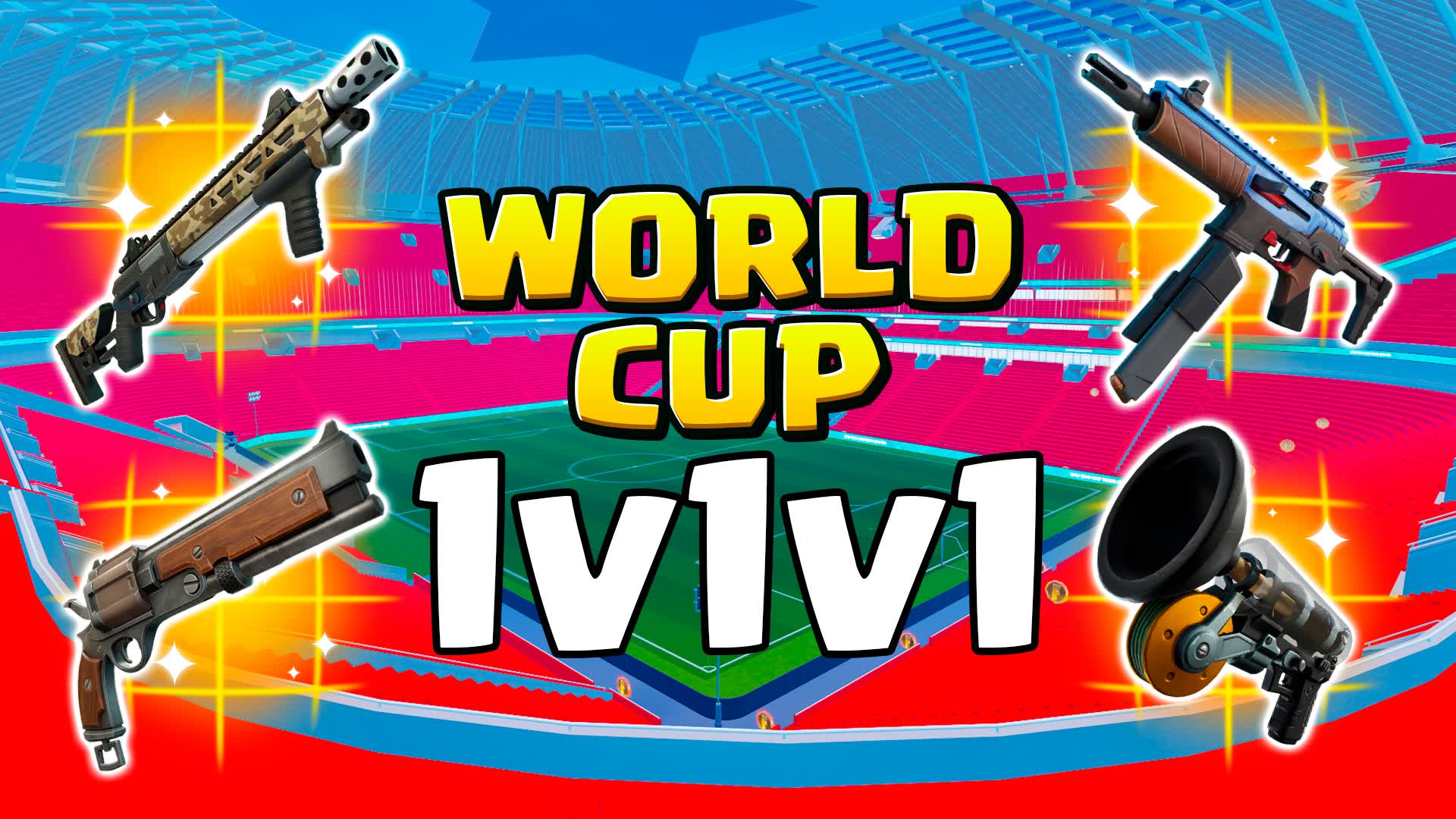 WORLD CUP 1V1V1 — Fortnite Creative map
