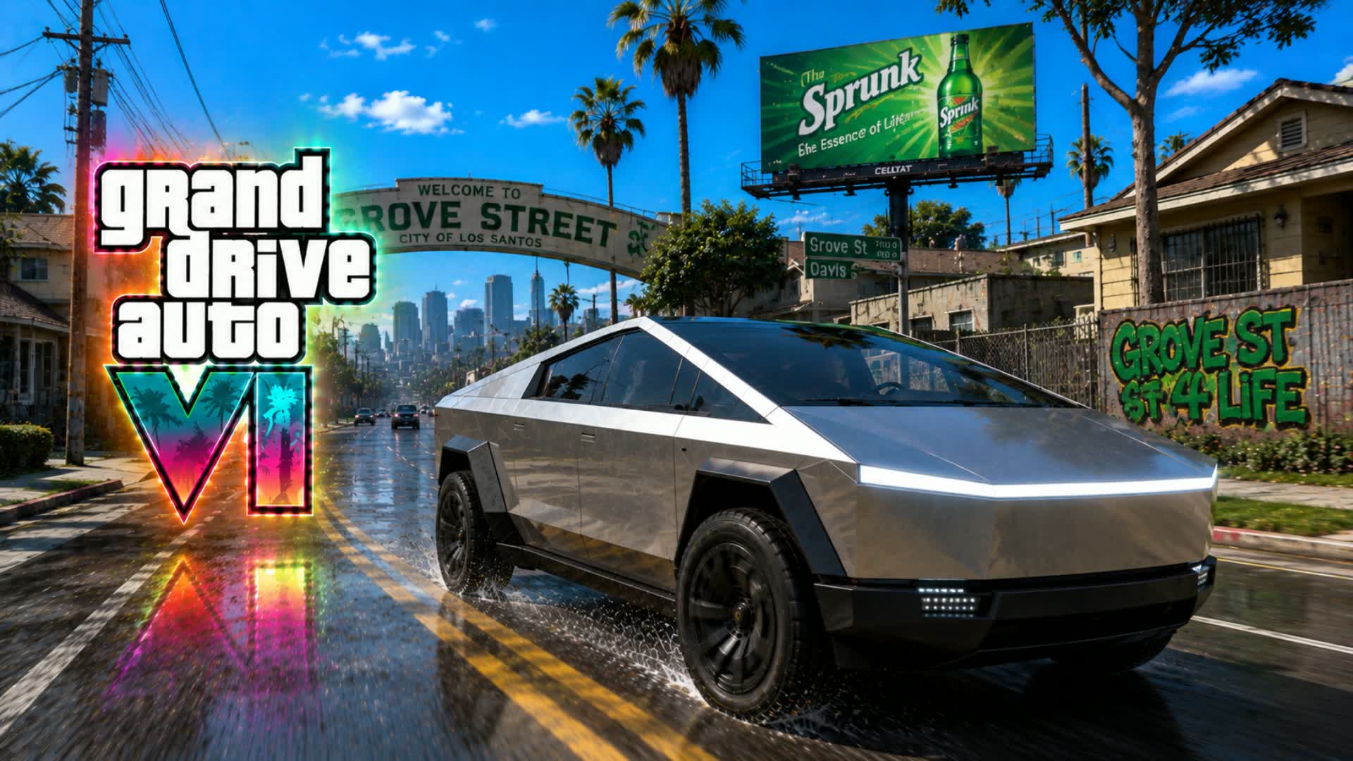 GDA VI 🚗GRAND RACE AUTO VI 6 — Fortnite Creative map