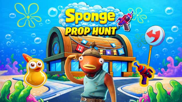 Prop Hunt Fondo de Bikini — Fortnite Creative map cover art