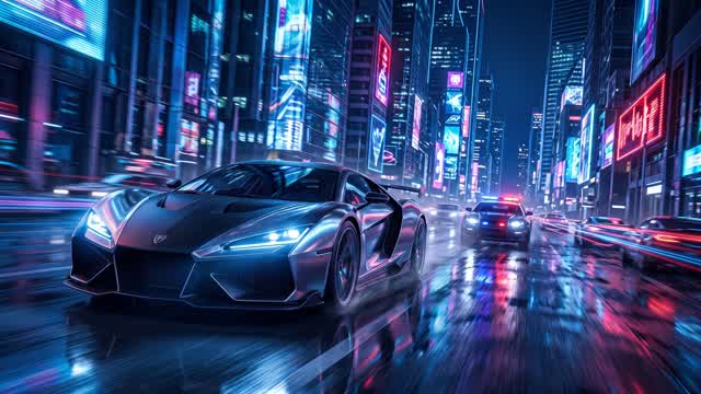 NEON DRIFT: HOT PURSUIT 🚨 — Fortnite Creative map