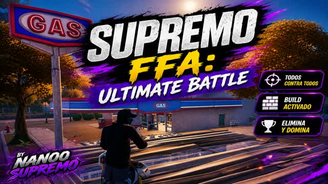 SUPREMO FFA: ULTIMATE BATTLE — Fortnite Creative map cover art