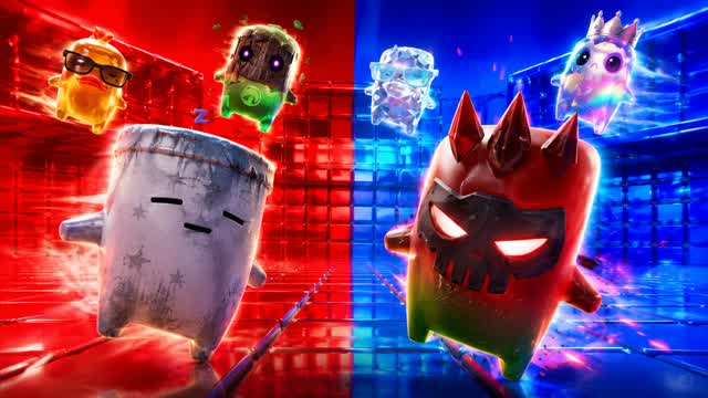 BLUE VS RED FORCE FLASH 🔵🔴 — Fortnite Creative map cover art
