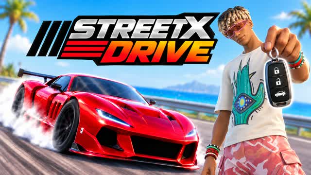STREETX DRIVE — Fortnite Creative map cover art