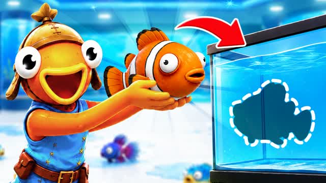 CLEAN THE AQUARIUM — Fortnite Creative map