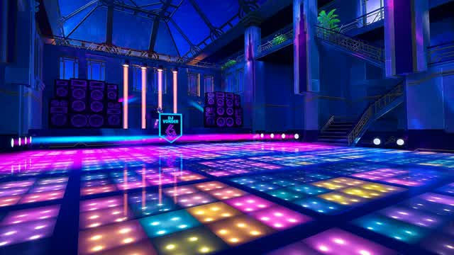 Disco party — Fortnite Creative map