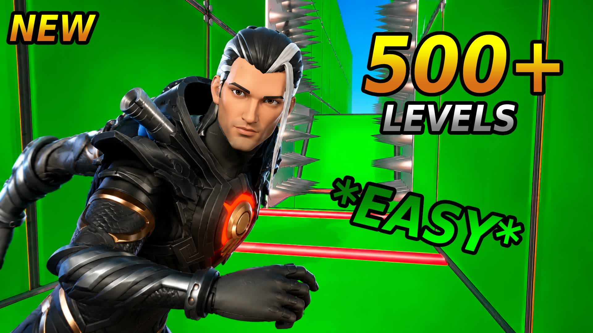 ⭐️ 500+ LEVELS EASY PARKOUR⭐️ — Fortnite Creative map