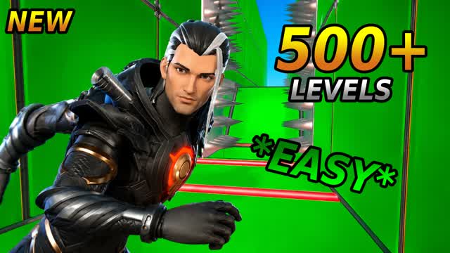 ⭐️ 500+ LEVELS EASY PARKOUR⭐️ — Fortnite Creative map cover art