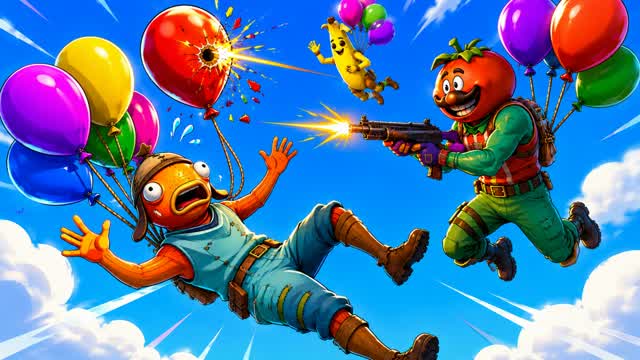 BALLOON WARS 🎈 — Fortnite Creative map cover art