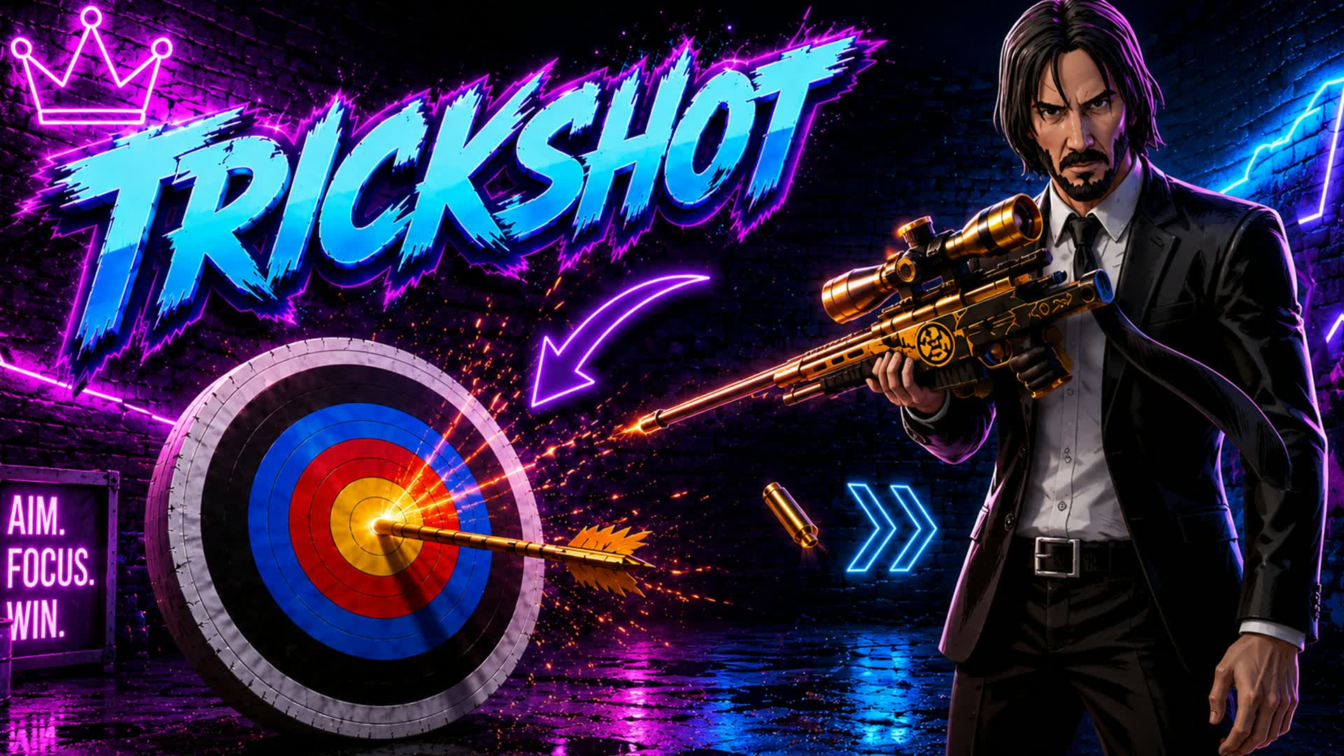 TRICKSHOT foucs — Fortnite Creative map