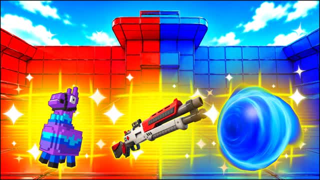 RED VS BLUE CREW IGNITION 🔴🔵 — Fortnite Creative map cover art