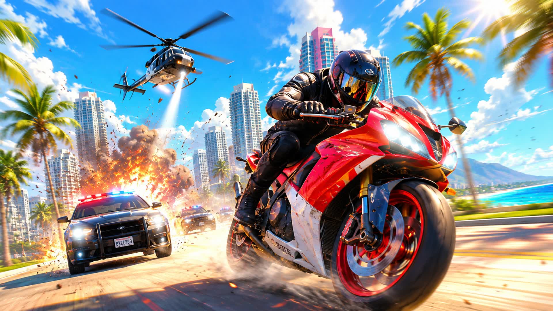 🚓🏍 MEGA CITY DRIVERS 🏍🚓 — Fortnite Creative map