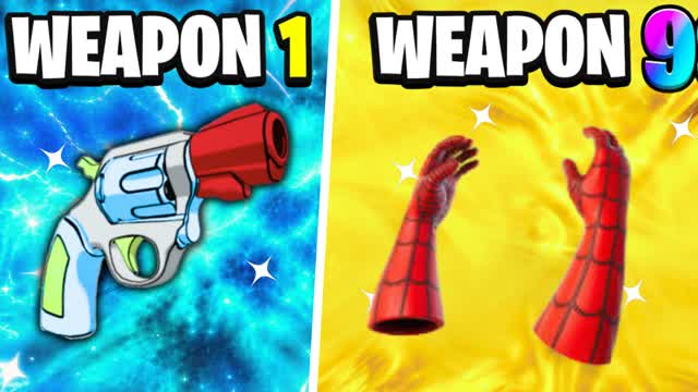 GUN GAME DES 25K β Fortnite Creative map