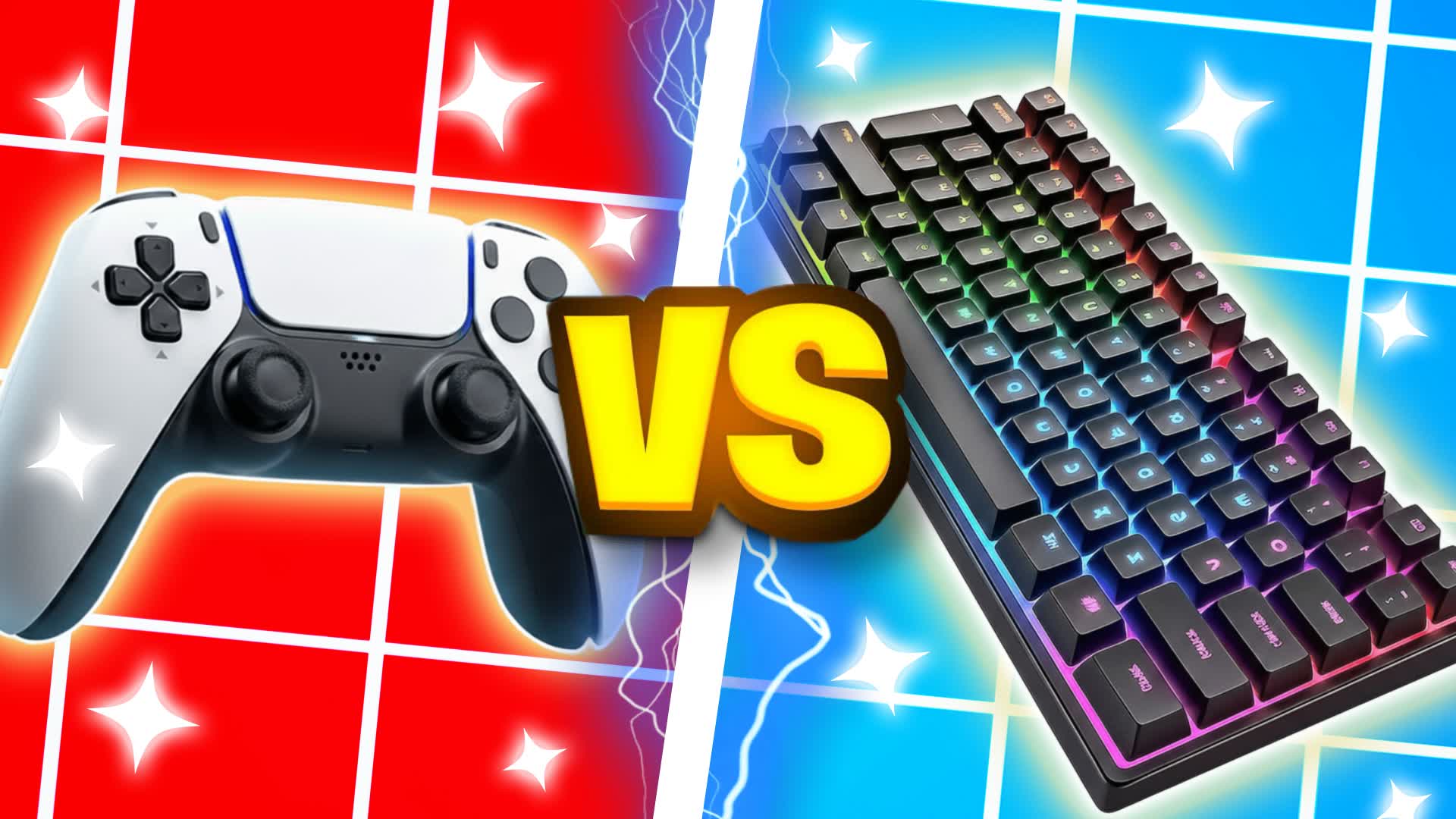 KEYBOARD VS CONTROLLER - RED VS BLUE🔴🔵 — Fortnite Creative map