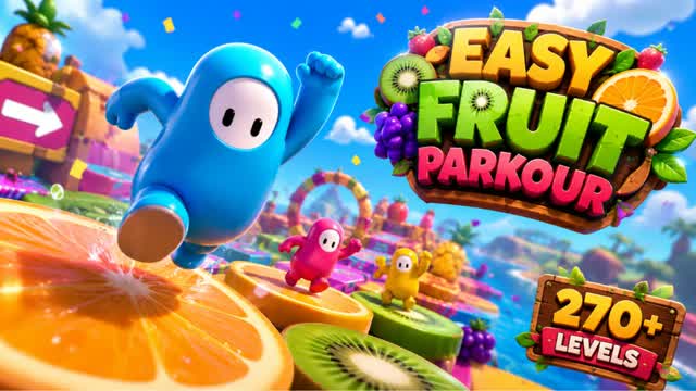 🍎Easy Fruits Parkour🍎 — Fortnite Creative map