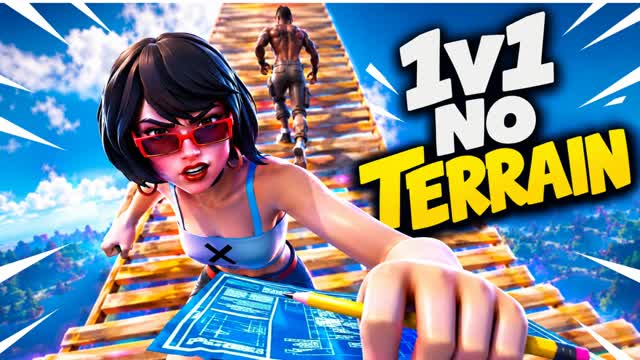 1v1 BUILD FIGHT [NO TERRAIN] — Fortnite Creative map cover art
