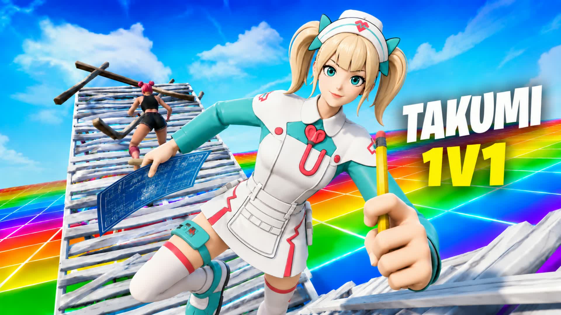 TAKUMI 1V1 BUILD FIGHTS (200 PUMPS) — Fortnite Creative map