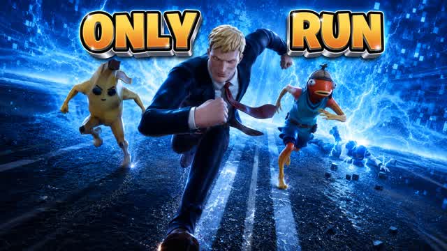OnlyRun: Random Items Race — Fortnite Creative map cover art