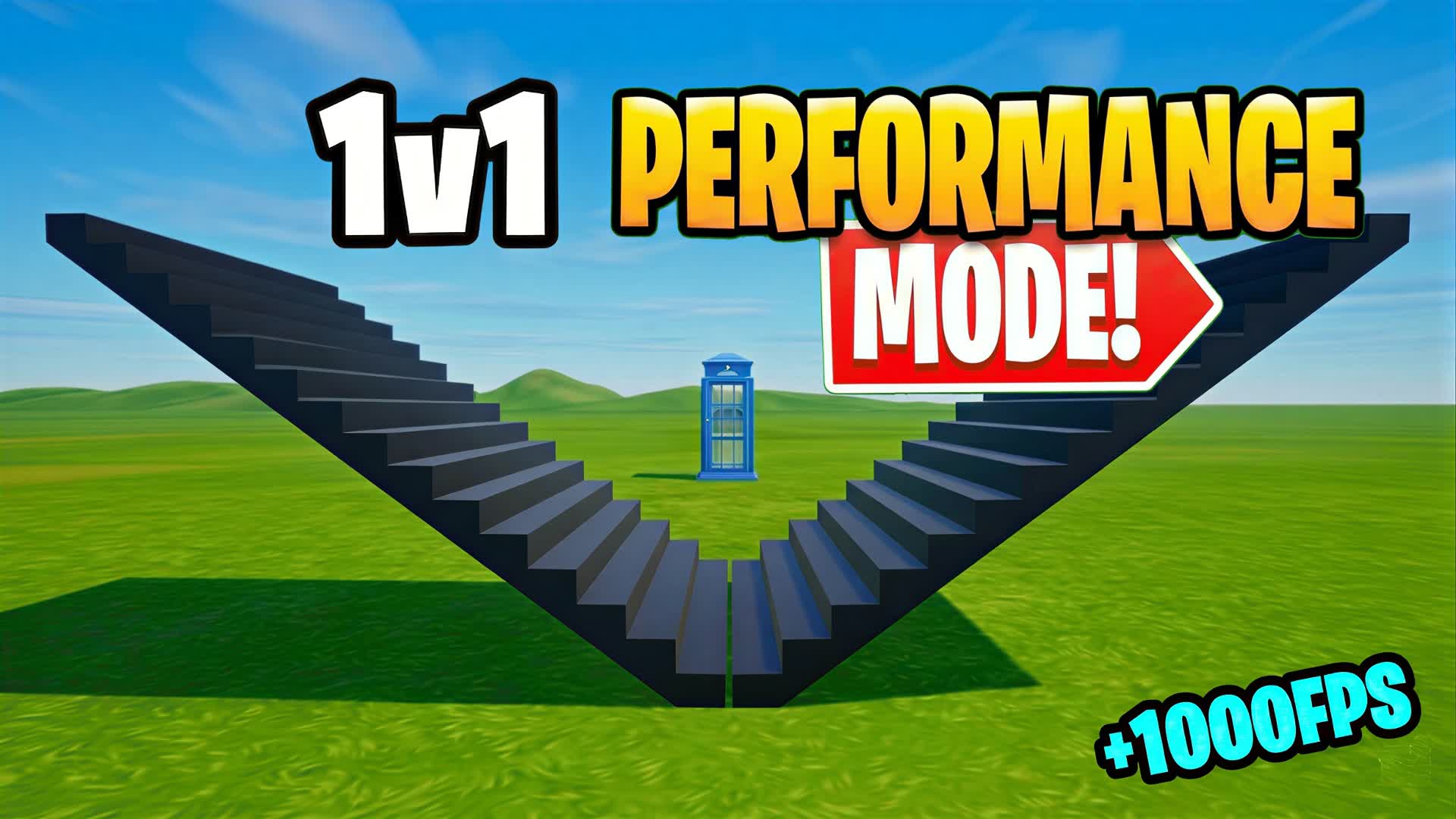 Performance Mode 1v1 🚀 — Fortnite Creative map