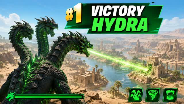 HYDRA BOSS FIGHT EVENT - BOSSFIGHT — Fortnite Creative map cover art