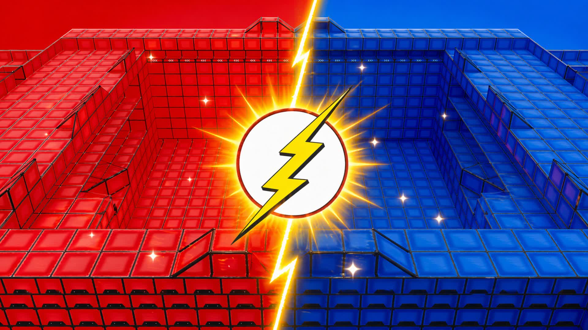 ⚡FLASH RED VS BLUE ⚡🔴🔵 — Fortnite Creative map