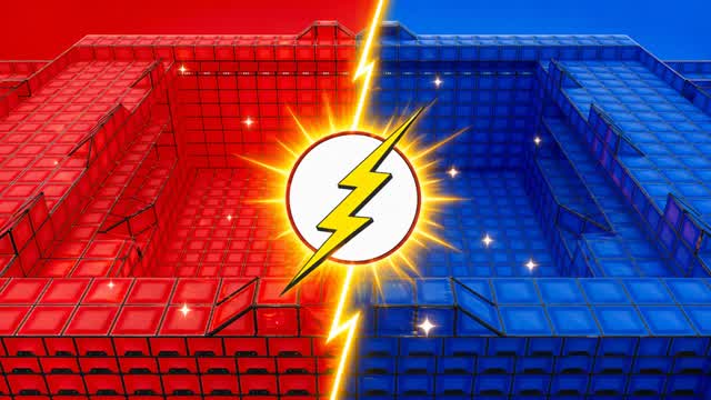 ⚡FLASH RED VS BLUE ⚡🔴🔵 — Fortnite Creative map