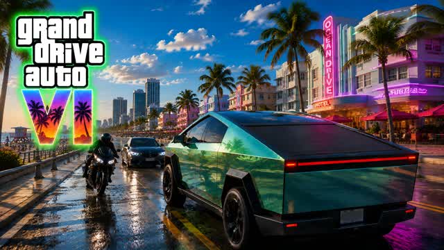 MIAMI CITY DRIVE VI  AND CARS — Fortnite Creative map cover art
