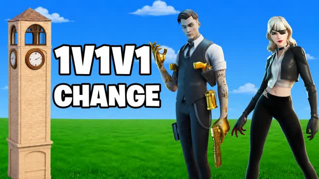 1V1V1 RELOAD سكرمز المعرقين — Fortnite Creative map cover art