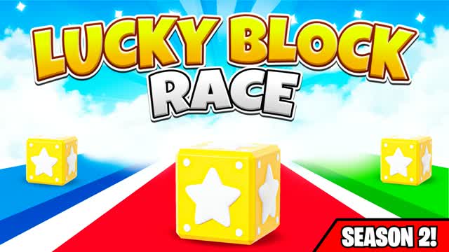 Lucky Block Race! ⭐ (INSANE) — Fortnite Creative map cover art