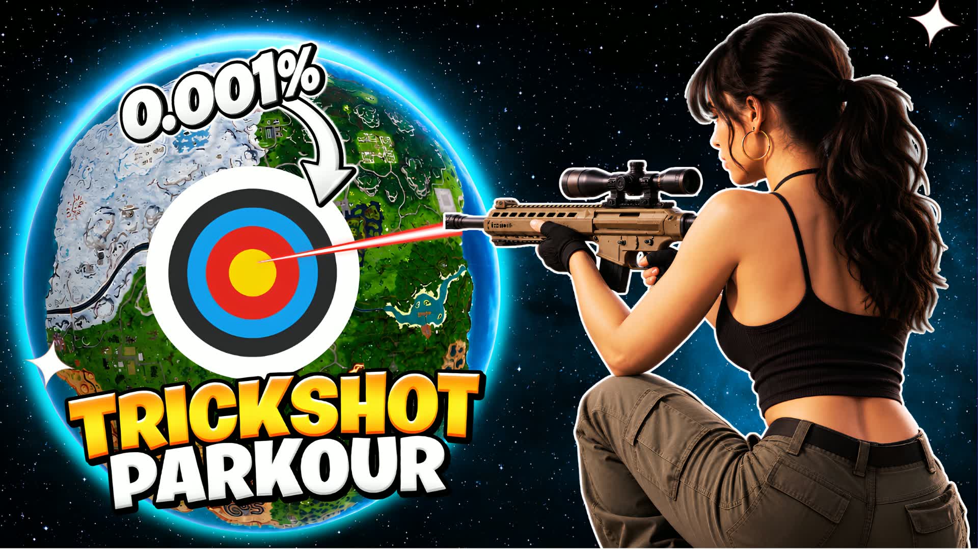 SAN ANDREAS⭐️ SNIPER TRICKSHOT PARKOUR🎯 — Fortnite Creative map