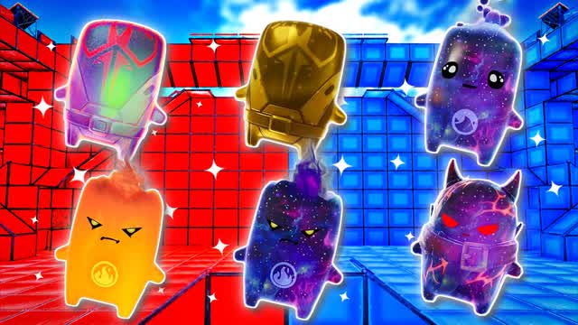 RED VS BLUE LEGENDARY POINT 🔴🔵 — Fortnite Creative map