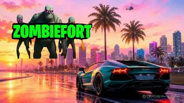 THE GRAND ZOMBIE DRIVING 🌴🌴 — Fortnite Creative map