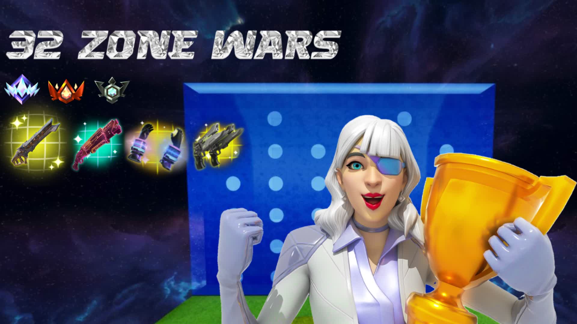 32 Zone Wars Players — Fortnite Creative map
