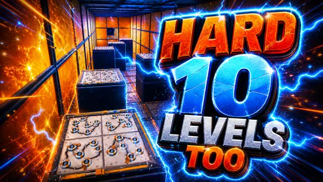 PARKOUR HARD 10 LEVELS — Fortnite Creative map cover art