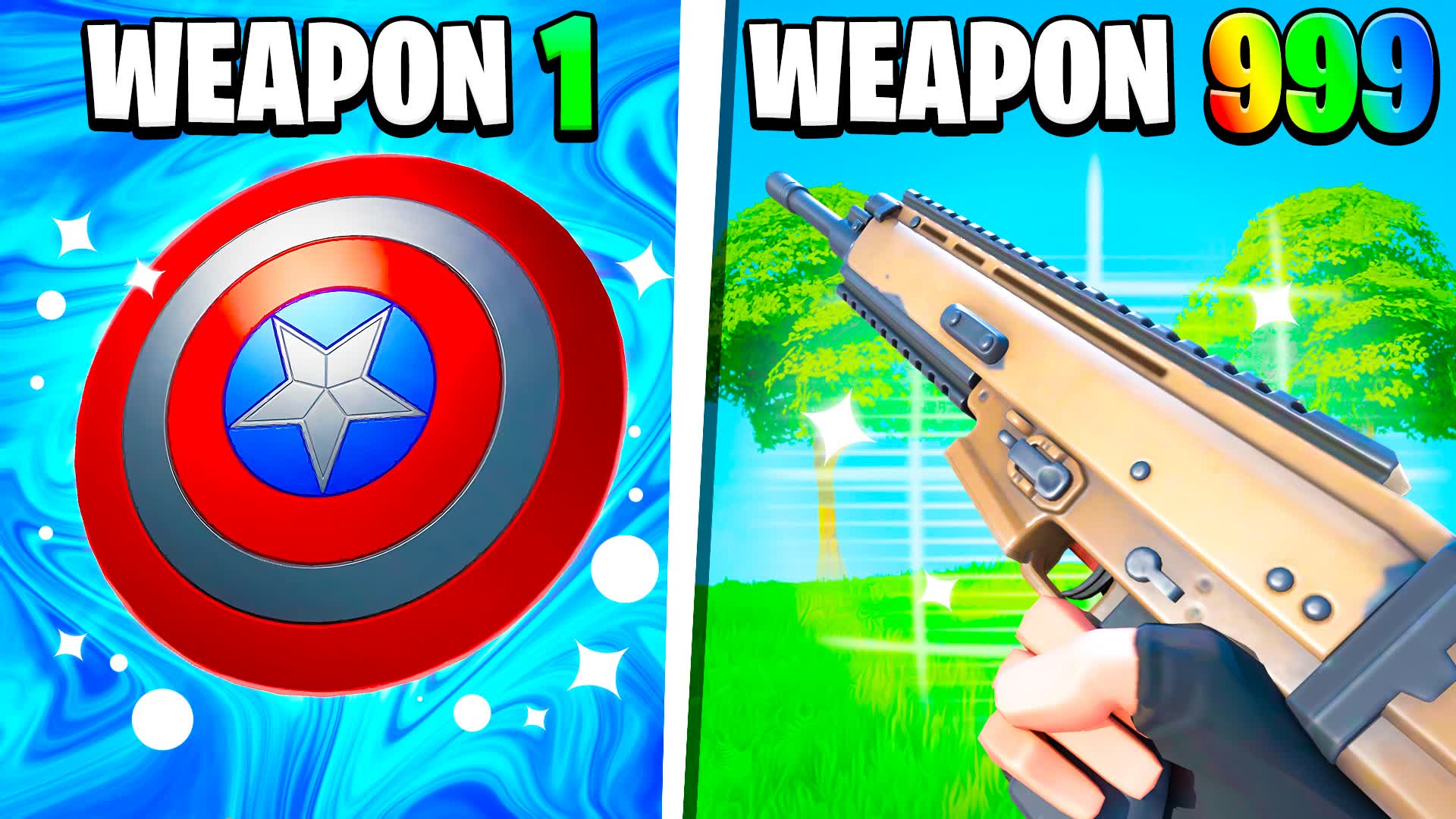 🌟 ULTIMATE FUN GUN GAME 🎯 ONE SHOT — Fortnite Creative map
