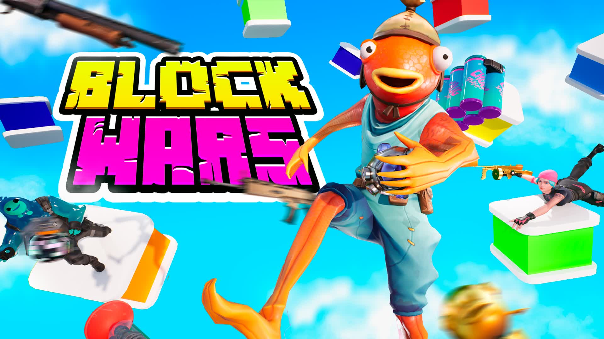 BLOCK WARS MINIGAMES ⭐ — Fortnite Creative map