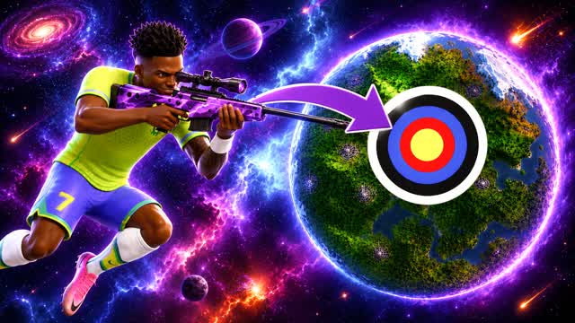 🎯OP TRICKSHOT PARKOUR 125 LEVELS!! — Fortnite Creative map cover art