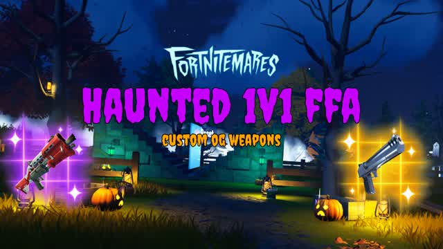 Haunted 1v1 FFA — Fortnite Creative map cover art