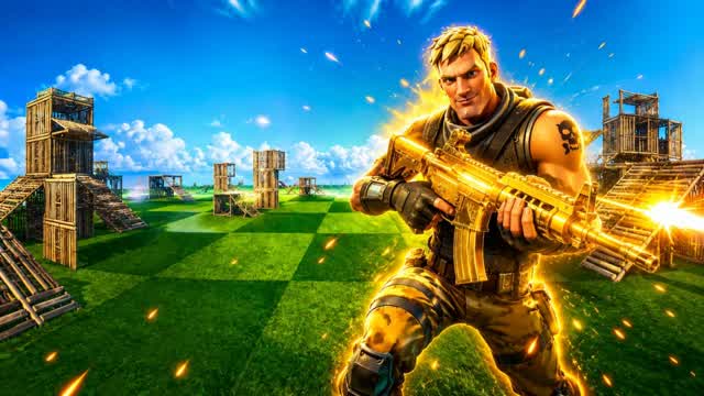 Golden Guns - Free For All — Fortnite Creative map