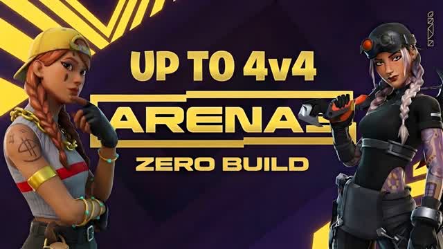 [NEW] Arenas🏟️ - Zero Build — Fortnite Creative map