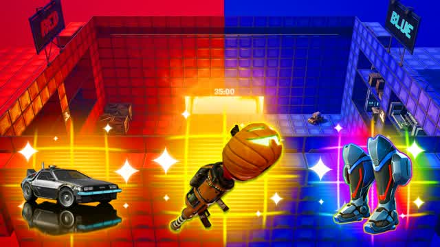 RVB BRAIN VS BLEU UNC 🔴🔵 — Fortnite Creative map cover art