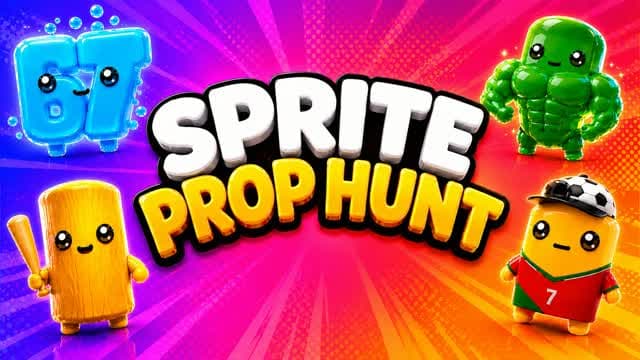 SPRITE PROP HUNT HIDE AND SEEK — Fortnite Creative map