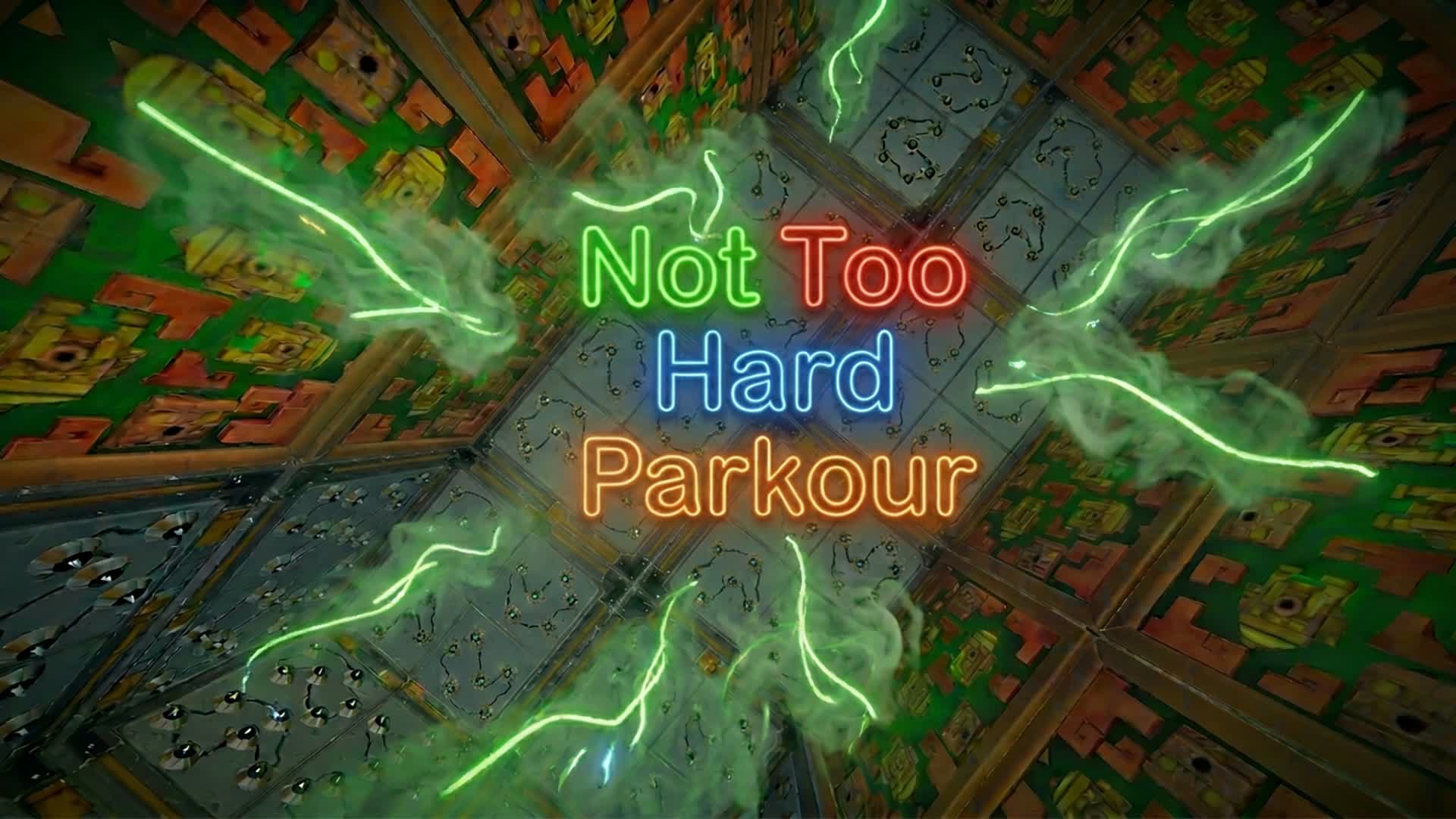 Not Too Hard Parkour — Fortnite Creative map